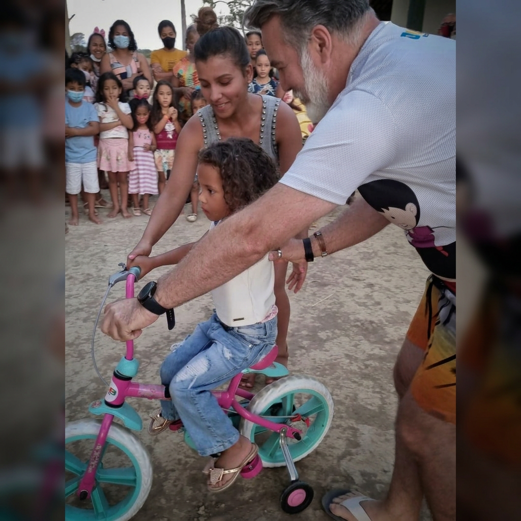 Apoio no primeiro pedal